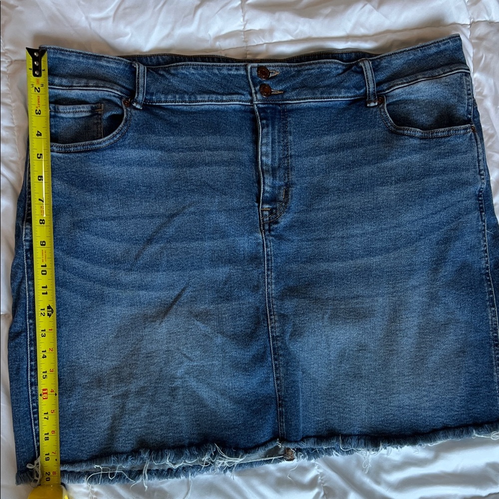 Maurices Classic Blue Denim Mini Skirt